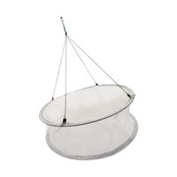 Magideal - Red De Pesca Plegable, Trampa De Malla De Jaula De Fundición Manual, Fácil De Usar, Red Plegable Duradera, Trampa De Cebo De Pesca Para Pececillos De 5 Agujeros