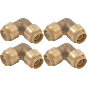 Codo Sharkbite 90 Grados 1/2 Pulgadas Paquete De 4