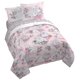 thumbnail image 1 of Juego de edredón Jay Franco King rosa de 7 piezas con diseño floral, 1 of 6