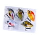 thumbnail image 4 of 5x Mini Crankbait Se?uelos De Pesca Cebo De Pesca Realista Para Trucha Walleye Boat Style D, 4 of 5