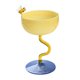 thumbnail image 5 of Tazas De Yogur Con Patas, Copa Bonita Para Fiestas De Bebidas De Leche, Base Amarilla Y Azul, 5 of 5