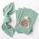 thumbnail image 1 of suxuMhao Servilletas de Tela, Paquete de 8 40 X 40cm Servilletas de Cena de Algodón Verde Claro, Servilletas de Tela Lavables para Mesa de Comedor, Servilletas Reutilizables de Algodón y Lino (No, 1 of 4