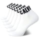 thumbnail image 1 of Pack de 6 calcetines Calvin Klein High Quarter para hombre, tallas 7-12, 1 of 7