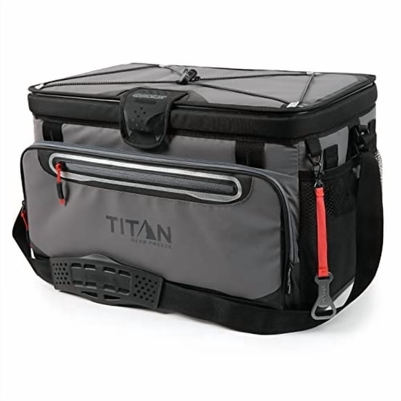 Cooler Arctic Zone Titan Deep Freeze, 48 latas, piel de tiburón, color gris