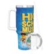 thumbnail image 3 of High School Musical Vaso aislado de acero inoxidable con asa, diseño temático, regalo para familia, amigos y fans; incluye pajita y encaja en el portavasos estándar, 40 oz, 3 of 6