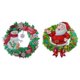 thumbnail image 4 of 2 Piezas De Corona De Navidad Con Pintura De Diamantes Por Número, Kit De Decoración Para Colgar En La Puerta, 4 of 5