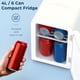 thumbnail image 4 of Refrigerador compacto Antarctic Star 4L/6 latas, blanco, 4 of 7