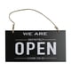 thumbnail image 4 of , Letrero Colgante para Puerta de Tienda, Decoración de Letrero Comercial de Doble Cara , negro, 4 of 5