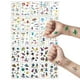 thumbnail image 1 of 25 hojas de tatuajes temporales brillantes, tatuajes espaciales que brillan en la oscuridad, pegatinas luminosas para tatuajes, tatuajes falsos, suministros para fiestas y regalos., 1 of 6