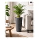 thumbnail image 3 of Macetero Redondo Alto Decorativo Jardín Diseño Moderno Gris, 3 of 4