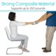thumbnail image 5 of Mango de apoyo para pie Vive Lift Assist (paquete de 2), 250 libras, 5 of 9
