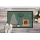 thumbnail image 2 of Felpudo Caroline's Treasures 61x91 cm Bulldog Francés Navideño, 2 of 3