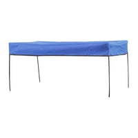 Magideal - Toldo De Vagón Remolque De Transporte Jardín Camping Carro Sombrilla , Gris Azul