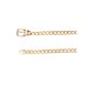 thumbnail image 2 of Cinturones de Cadena de Metal para Mujer INSPIRE CHIC Cinturones de Cadenas para la Cintura para Vestidos Jeans Cinturón Decorado 37.8" Bucle Redondo Dorado, 2 of 5