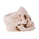 thumbnail image 4 of Skull Tealight Portavelas Organizador Resina Portalápices Para Vanity Desk Blanco, 4 of 5