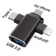 thumbnail image 1 of 3 In 1 Usb C To Usb Adapter,usb A To Usb C Camera Adapter,usb Adapter For Iphone,usb To Ipad Adapter,type C To Usb Adapter,usb A To Micro Usb Adapter,OTG Adapter For Apple Android Mobile Phone, 1 of 2