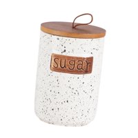 Bothyi - Recipiente De Almacenamiento De Cerámica, Tarro Sellado Portátil Con Asa Superior, Contenedor De Almacenamiento, Azúcar