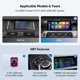 thumbnail image 5 of Estéreo de coche GTRUI 31 cm CarPlay inalámbrico Android Auto, 5 of 7