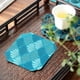 thumbnail image 2 of XmhyTop Set de 6 Posavasos de Silicona Aisladores, Antideslizantes y Prácticos para Protección de Mesas,9*9cm,Azul, 2 of 5