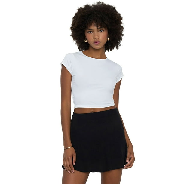 Polera Mujer M/C Sin Espalda Blanco Corona