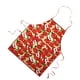 thumbnail image 1 of Delantal de algodón estampado delantal de frutas para manzana roja unisex, 1 of 5