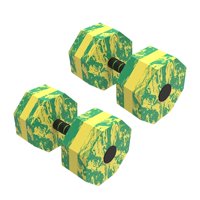 Magideal - Mancuernas Acuáticas De 2 Uds., Mancuernas De Agua, Barras De Mano Para Piscina, Fitness, Mancuernas Flotantes Ligeras Para Piscina, Mancuernas Acuáti Octágono 27X15X15Cm