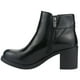 thumbnail image 2 of Botin Chalada Mujer Prata-3 Negro Casual, 2 of 7