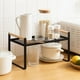 thumbnail image 3 of Repisa Organizador Multiuso Cocina Acero Madera 34cm Color Negro, 3 of 6
