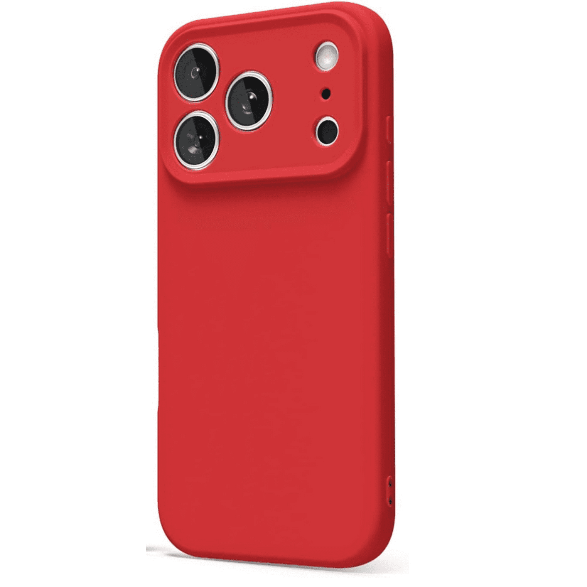 Carcasa Funda Para iPhone 17 Pro Max Silicona Rojo | Lider