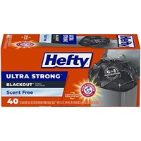 Bolsas De Basura Hefty, Ultra Fuertes, Altas, Para Cocina, 13 Galones, 40 Unidades
