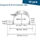 thumbnail image 2 of Abrazaderas Para Conduit Soporte En U De Dos Orificios Acero Inoxidable 40 Mm, 2 of 7