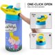 thumbnail image 4 of Ben y Holly Botella de Agua con Tapa Pop Top de Un Toque, Acero Inoxidable, a Prueba de Fugas, para Deportes, Botella Infantil azul 12 oz, 4 of 6