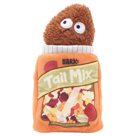 Dog Toy Bark, mezcla de cola de peluche multicolor, paquete de 1 paquete (paquete de 3)