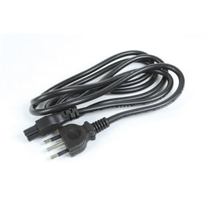 Gen - Cable Poder Trebol 1.8Mts P/Notebook Negro