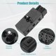 thumbnail image 5 of REGALWOVEN Interruptor de Control de Asiento Eléctrico Lado Izquierdo Delantero Compatible con Chevrolet Camaro 3.6L V6 A/T LS Negro, 5 of 7