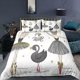 thumbnail image 1 of Ballet Girls Dancing Quilt Duvet Cover Set Bed Linen Queen Bedroom Decor3-Piece Bedding Set, 1 of 5