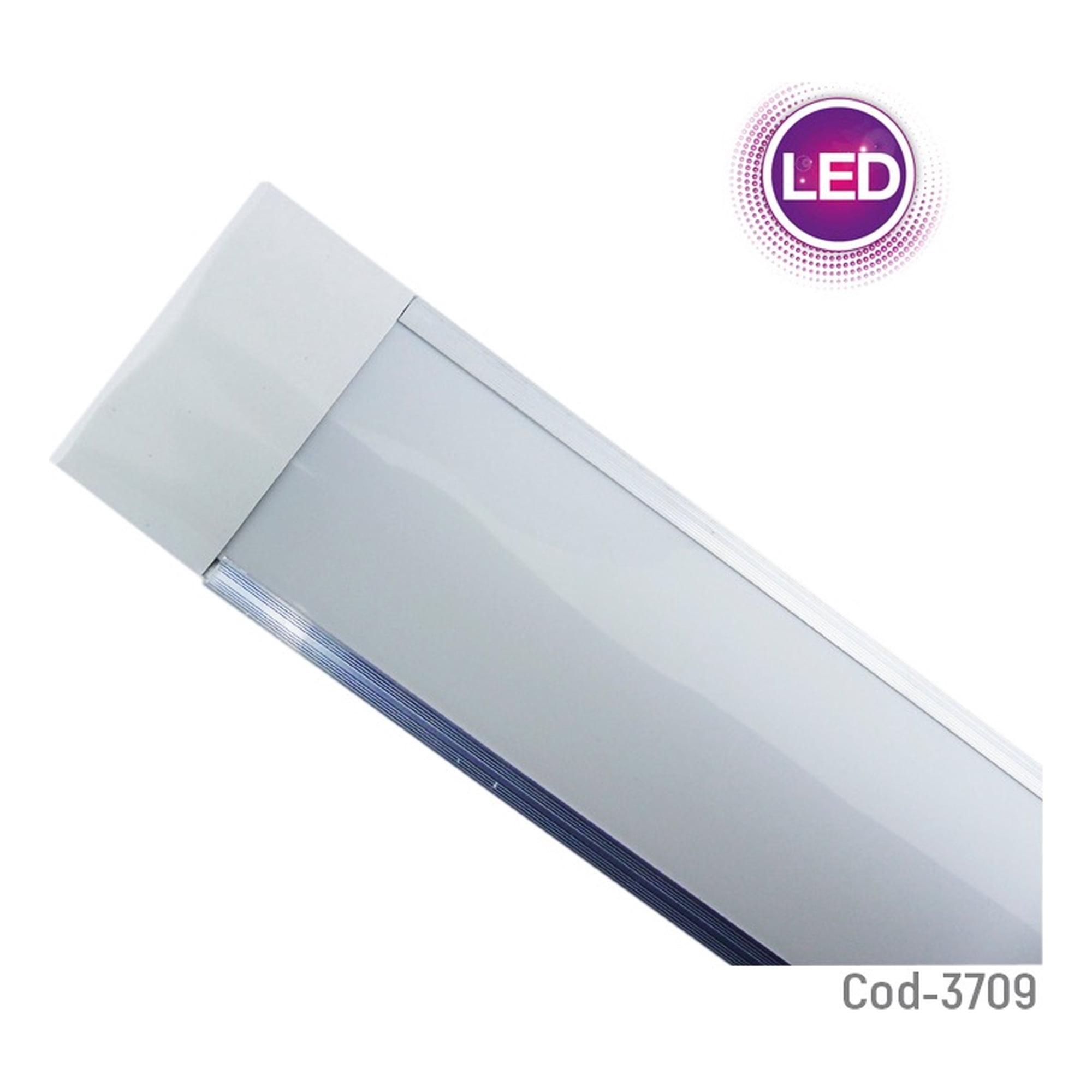 Lampara Led 120cm Aluminio 60/50w Luz Blanca Universal 3709