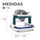 thumbnail image 3 of Caminadora Andador Bebe Camion Musical Anticaida Stylish Azul, 3 of 7