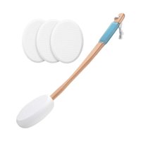 Ioensy - Aplicador De Loción Para Espalda Con Mango De Madera Para Aplicar Ungüento Autobronceador