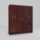 thumbnail image 1 of Clóset Maipo 6 Puertas 4 Cajones Chocolate, 1 of 8