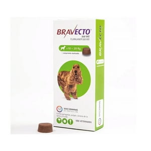 Bravecto Perro 10-20 Kg X 1 Comprimido