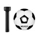 thumbnail image 4 of Auriculares Stem Top Cap Cover Bike Headset Caps Para Bicicletas De Carretera Ciclismo Ciclismo Blanco, 4 of 5