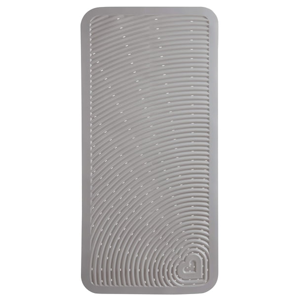 Alfombra de baño Munchkin Soft Spot acolchada para niños, color gris, 91 x 43 cm