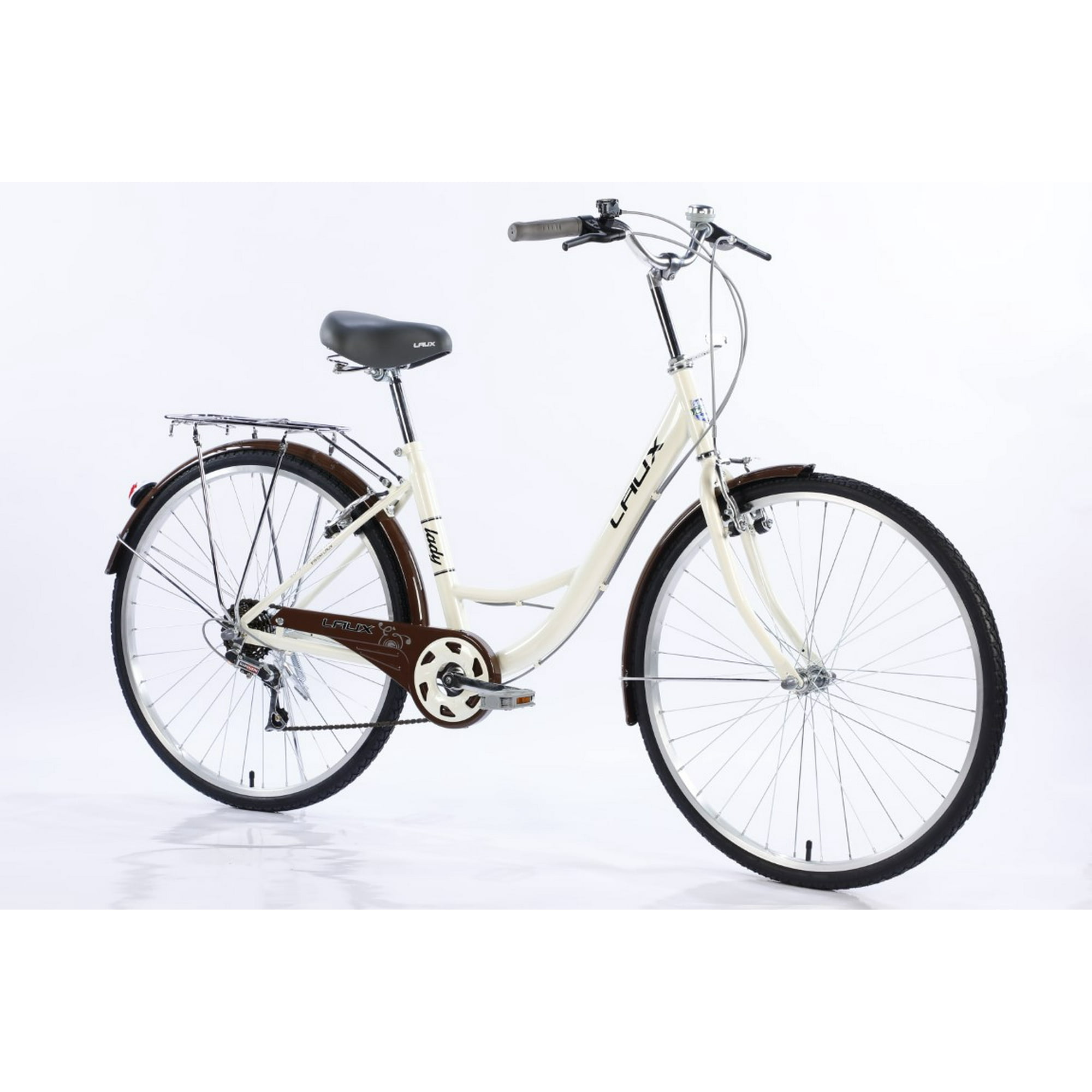 Laux - Bicicleta Aro 26" Lady Color White/brown