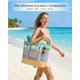 thumbnail image 2 of Bolso Tote BOXNIEN de Malla Plegable 28L Resistente a la Arena e Impermeable, 2 of 7