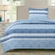 thumbnail image 1 of Quilt Reversible Estam 1.5P Rayas Azul, 1 of 3
