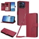 thumbnail image 1 of Funda Cartera Trébol para Motorola Moto G56 con Ranuras Tarjetas y Carga Inalámbrica Rojo, 1 of 6