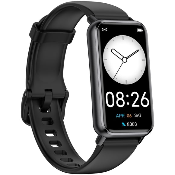 Podómetro Kaloc Smart Watch, 14 días de duración de la batería, 50 m, resistente al agua