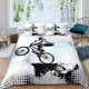 thumbnail image 2 of Christm-as Trees D-u-t Co-ve-r Queen Size Sa-nta Claus- and Snowman Comfort-er Cover with 2 Pillow-case for Te-ens Adults Kids S-tarry Sky Be-dding Set Snow Sc-ene Brea-thable 3 Pieces D-ecorative, 2 of 5