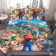 thumbnail image 1 of Mario Duvet Cover Set 3-Piece Bedding Set Soft Warm And Comfortable Soft Bed Set for Bedroom All Season Bed Sheets, 1 of 5